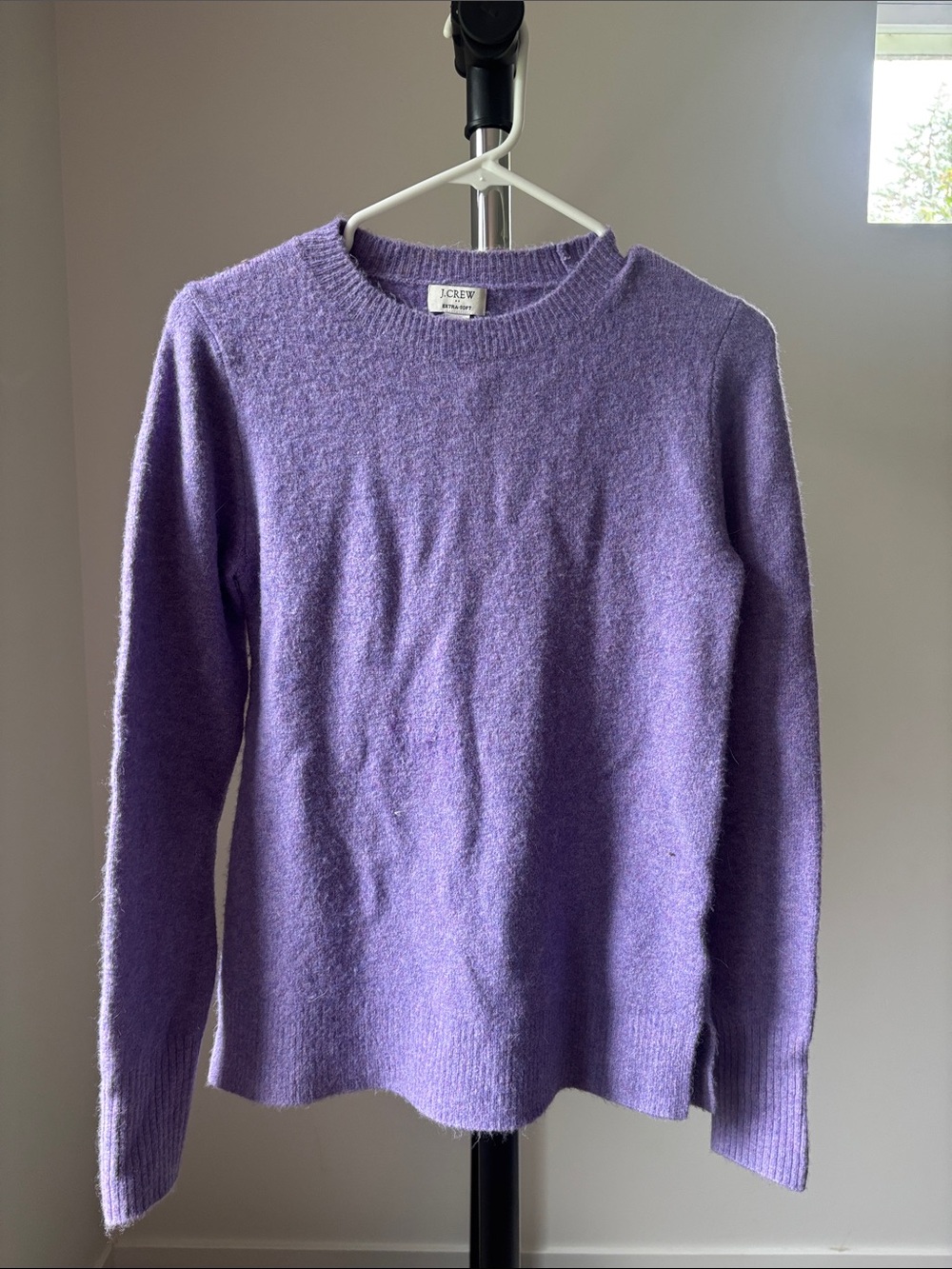 J. Crew women’s  Purple Crewneck Sweater